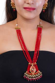 Red necklaces