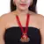 Red necklaces