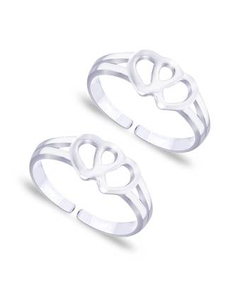 Lovely Sterling Silver Casted Toe Ring-TR92 1