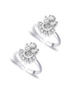 Spectacular Zircon Silver Toe Ring-TR129