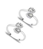 Upper Openable Silver Toe Ring-TR174