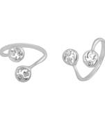Two Duo Open Toe Ring-TR175