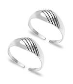 Glam Up Silver Toe Ring-TR185