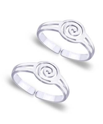 Spiral Pattern Toe Ring-TR188 1