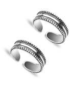 Trendy Silver Toe Ring-TR205