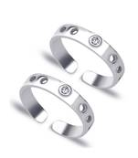 Go On Zircon Silver Toe Ring-TR213
