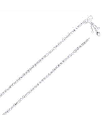 Rope Chain Silver Anklets-ANK071 4