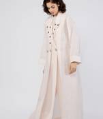 Xenia Double Lapel Long Jacket