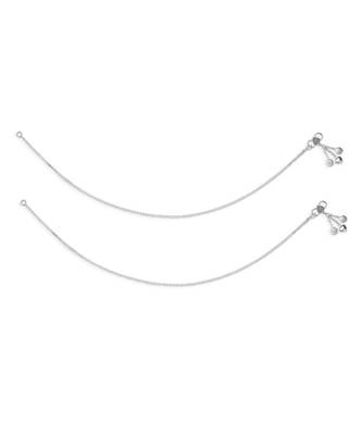 Elegant Box Silver Anklets-ANK076 3