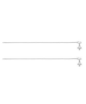 Plain Chain With Charm Anklets-ANK077 4