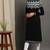 Janasya Women's Black Woolen Kurta