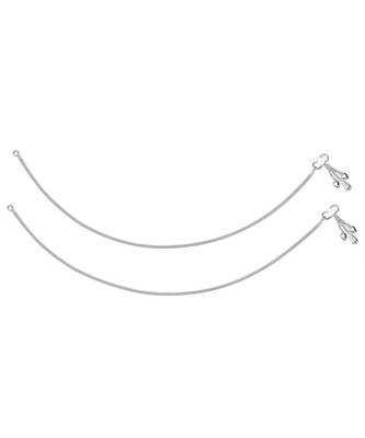 Classic Silver Chain Anklets-ANK089 3