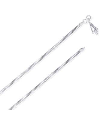 Flexible Sterling Silver Anklets-ANK091 4