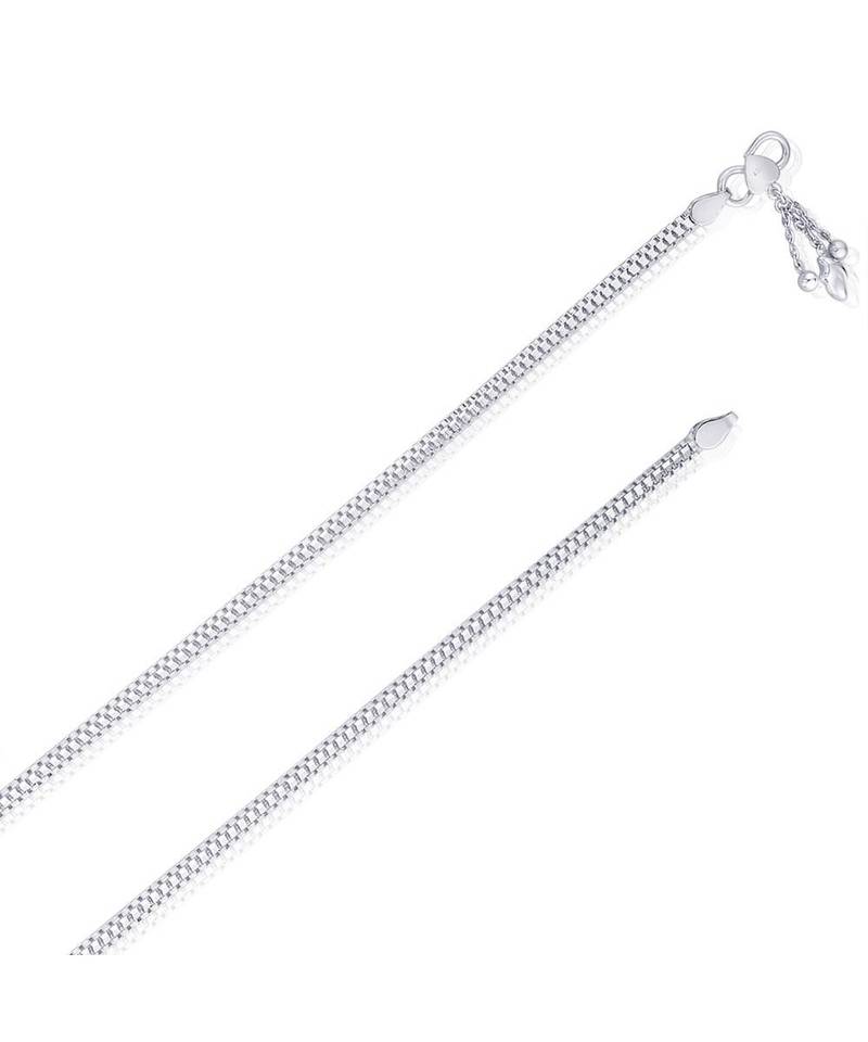 Flexible Sterling Silver Anklets-ANK091
