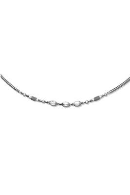 Silver Beads Anklets-ANK096 3