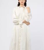 Rhea Embroidered Collar Abaya