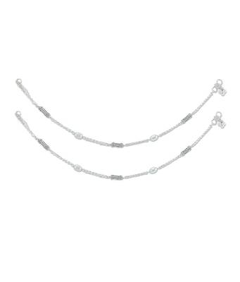 Tribal Silver Anklets-ANK101 1