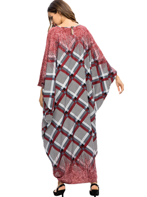 JSDC Women's Lounge Wear BSY Korean Fabric Bat Wing Style Kaftan 2