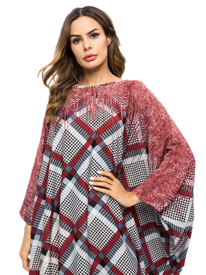JSDC Women's Lounge Wear BSY Korean Fabric Bat Wing Style Kaftan 3