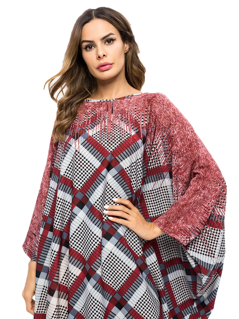 JSDC Women's Lounge Wear BSY Korean Fabric Bat Wing Style Kaftan