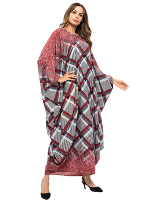JSDC Women's Lounge Wear BSY Korean Fabric Bat Wing Style Kaftan 5