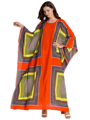 JSDC Women's Party Wear BSY Korean Fabric Bat Wing Style Kaftan 4
