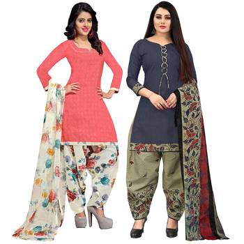 Multicolor printed blended cotton salwar 1