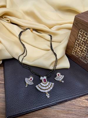 Pink mangalsutra 2