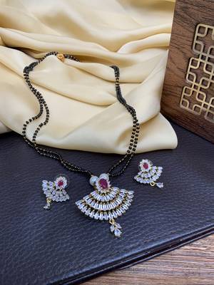 Pink mangalsutra 3