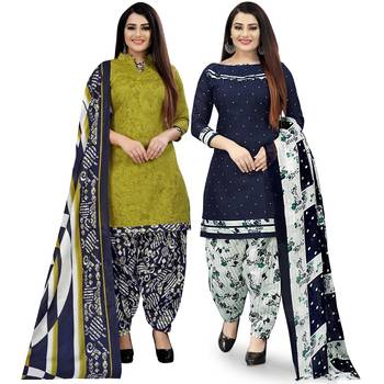 Multicolor printed blended cotton salwar 1