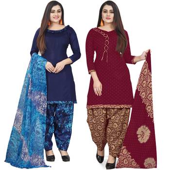 Multicolor printed blended cotton salwar 1