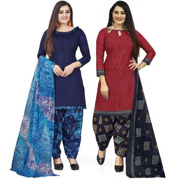 Multicolor printed blended cotton salwar 1