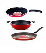 Navrang Cookware Set (Aluminium, 3 - Piece)