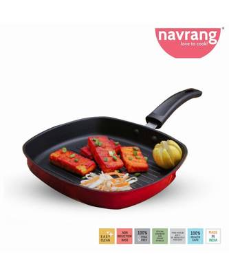 Navrang Grill Pan 16.5 cm diameter (Aluminium, Non-stick) 1