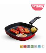 Navrang Grill Pan 16.5 cm diameter (Aluminium, Non-stick)