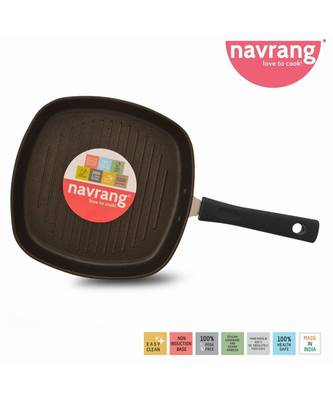 Navrang Grill Pan 16.5 cm diameter (Aluminium, Non-stick) 4