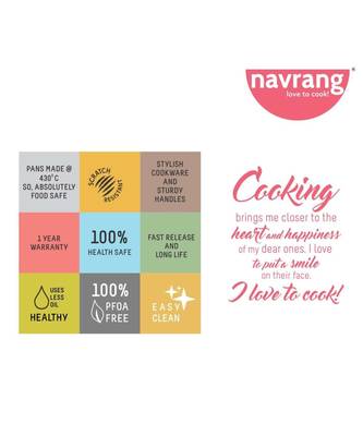 Navrang Grill Pan 16.5 cm diameter (Aluminium, Non-stick) 5