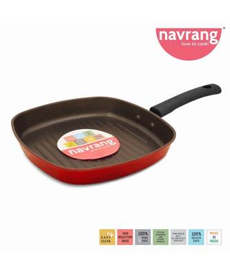 Navrang Grill Pan 16.5 cm diameter (Aluminium, Non-stick) 7