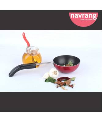 Navrang Non Stick Tadka Pan 11 cm diameter (Aluminium, Non-stick) 1