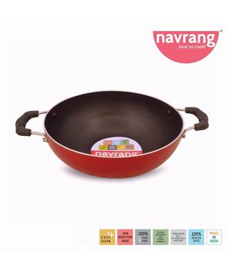 Navrang Economy Small Kadhai 20 cm (Aluminium, Non-stick) 4