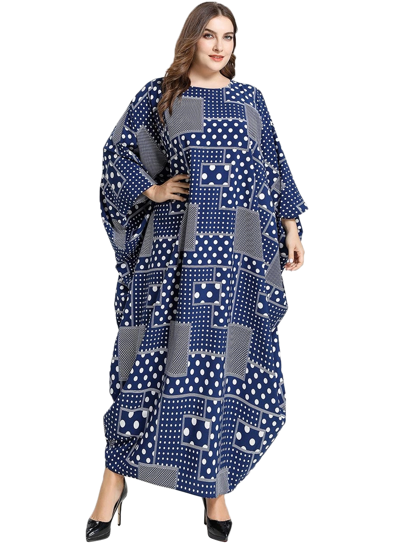JSDC Women's Occasion Wear BSY Korean Fabric Bat Wing Style Kaftan