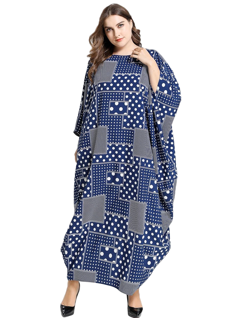 JSDC Women's Occasion Wear BSY Korean Fabric Bat Wing Style Kaftan