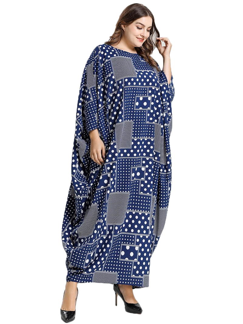 JSDC Women's Occasion Wear BSY Korean Fabric Bat Wing Style Kaftan