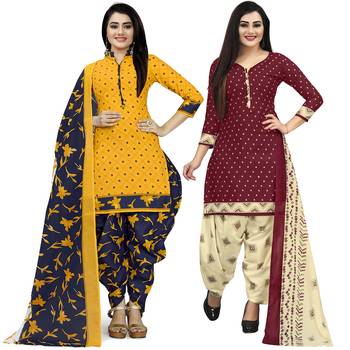 Multicolor printed blended cotton salwar 1