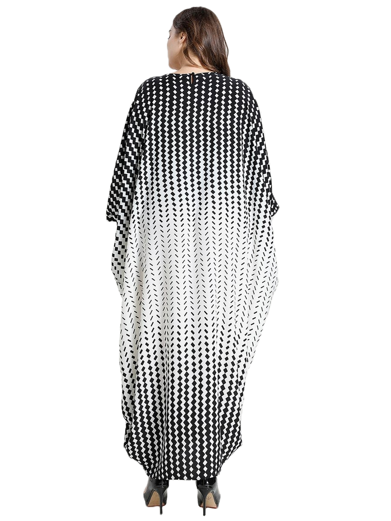 JSDC Women's BSY Korean Material Bat Wing Style Caftan Top