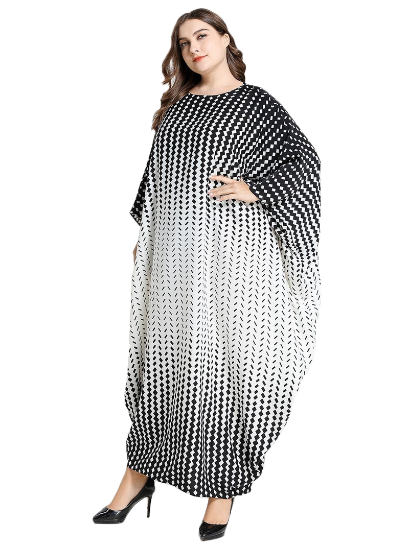 JSDC Women's BSY Korean Material Bat Wing Style Caftan Top