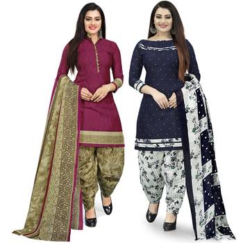 Multicolor printed blended cotton salwar 1