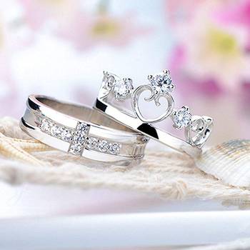 Silver cubic zirconia rings 5