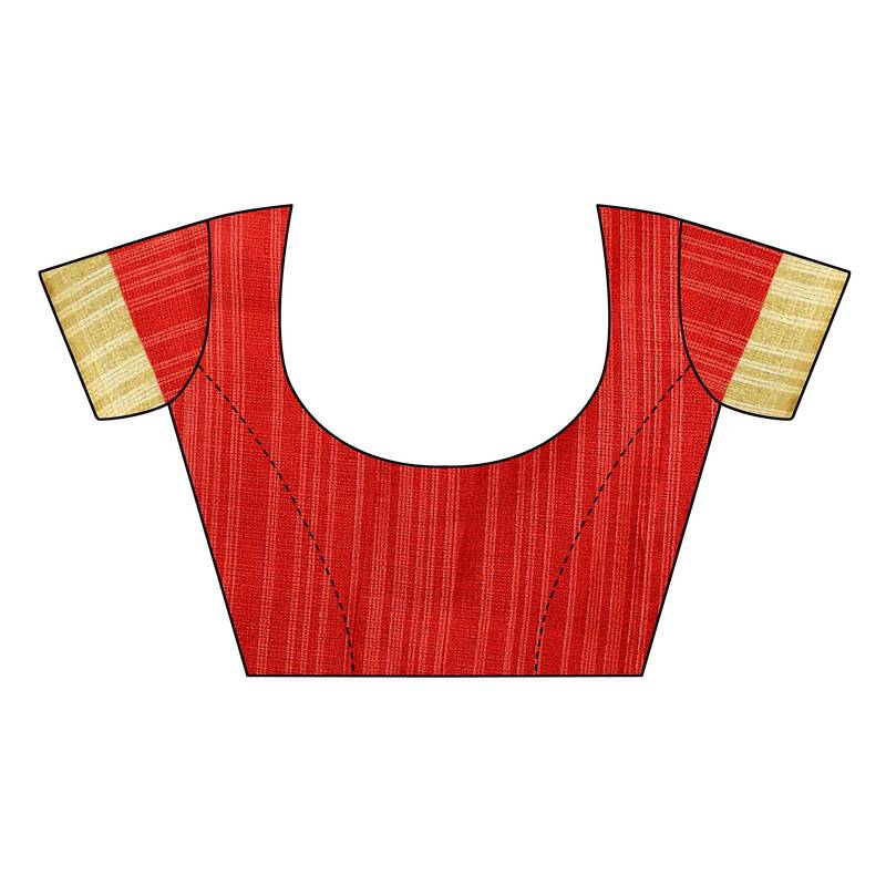 Black printed art silk saree with blouse