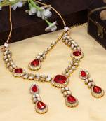Red necklace-sets